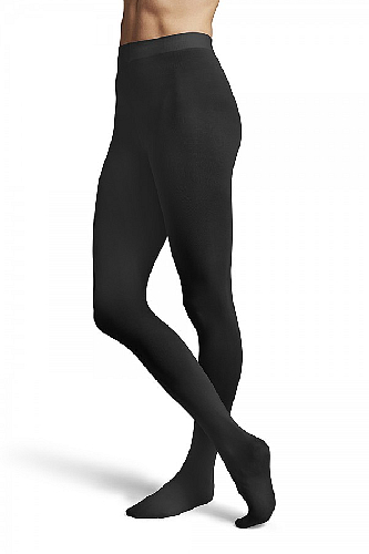 Ladies footed tights black